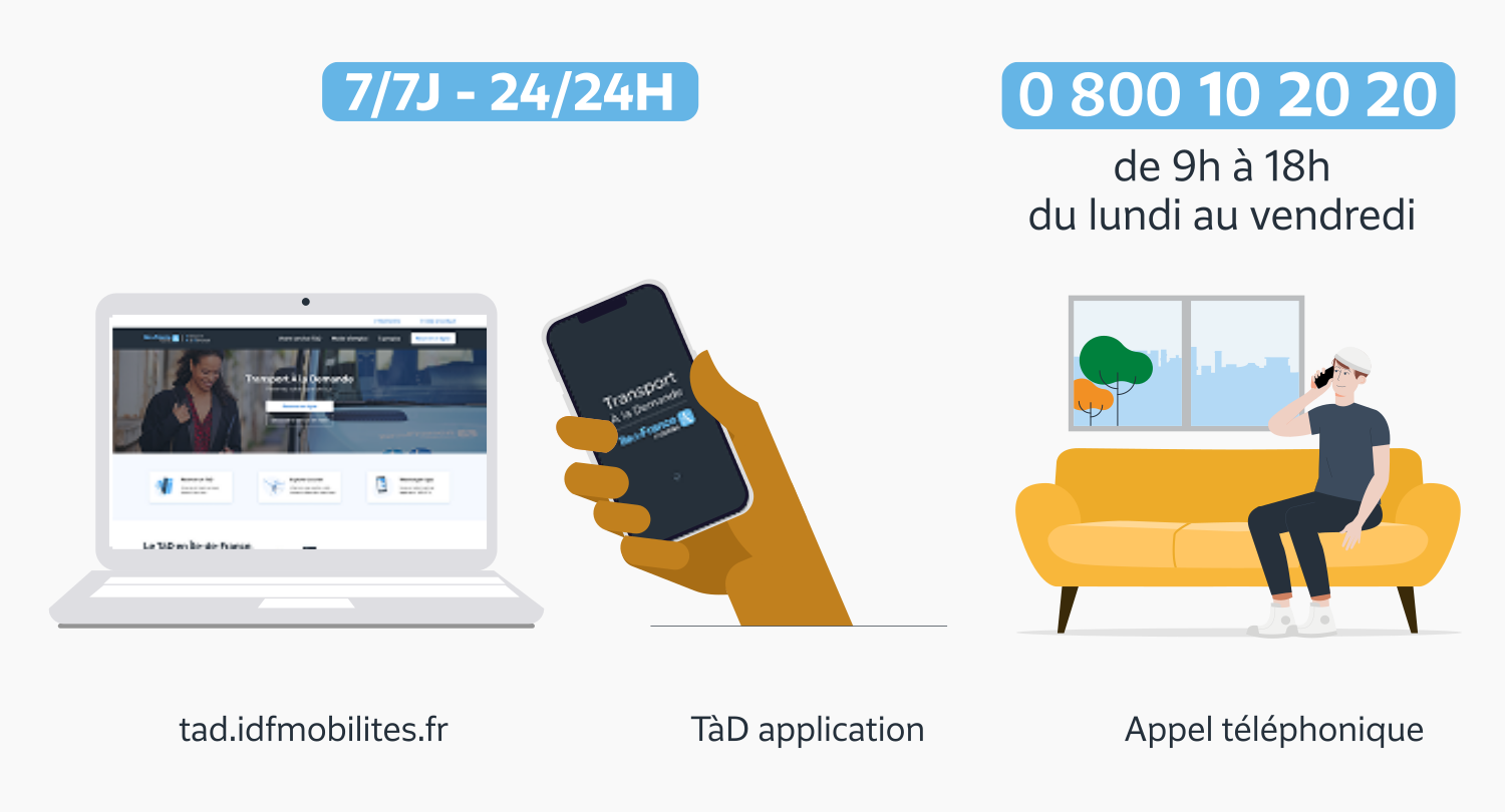 TàD comment réserver ?